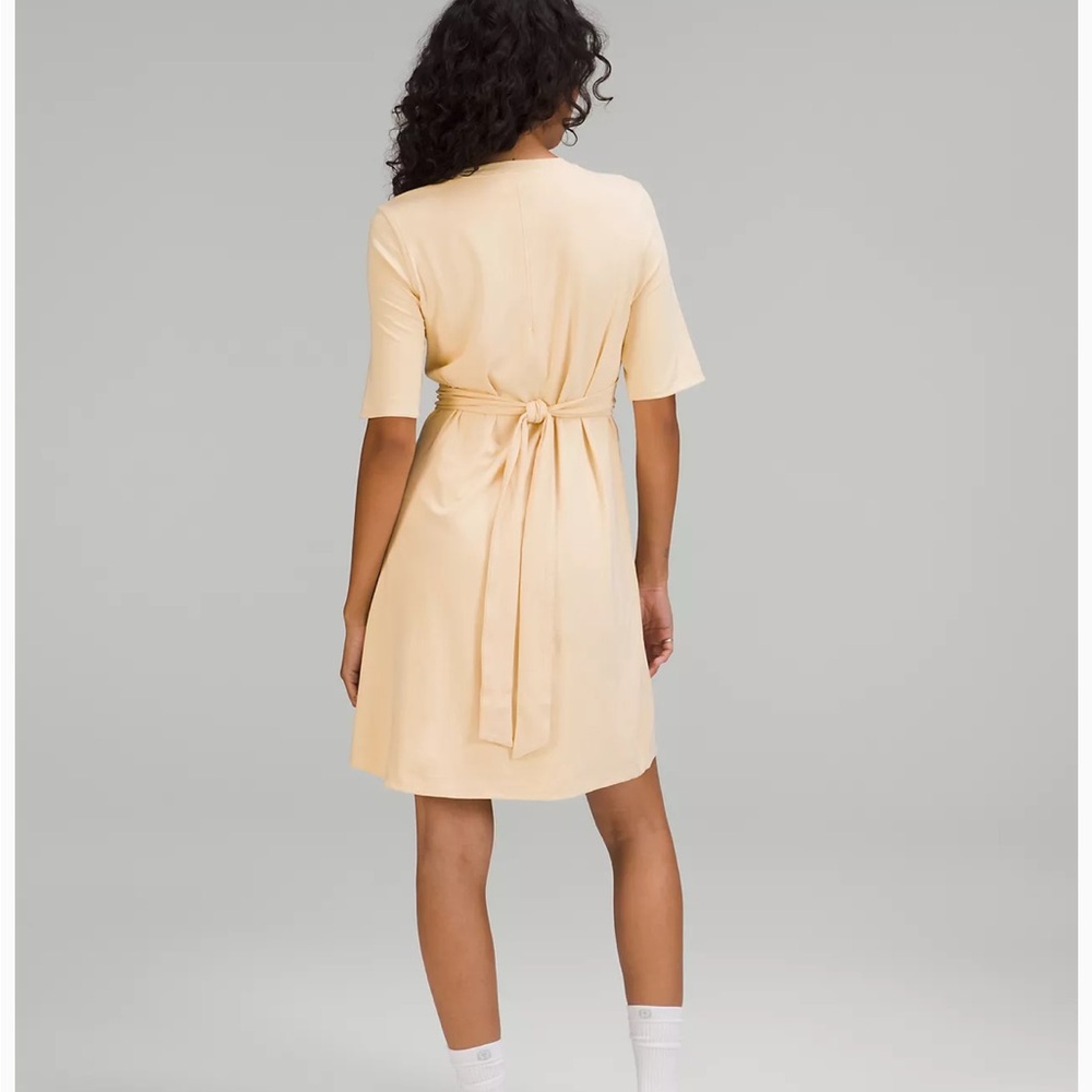 Nwt lululemon cotton wrap dress - Picture 2 of 4